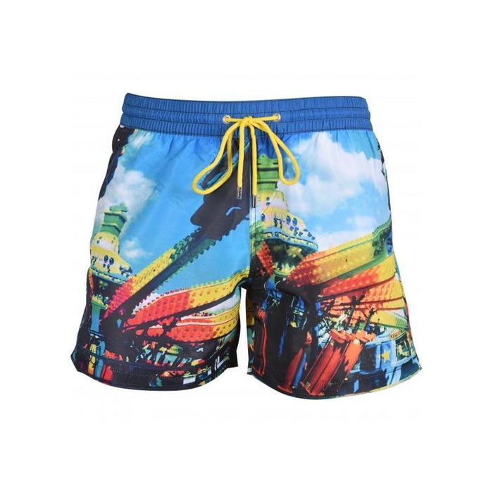 Brighton Photographic Print Swim Shorts, Blue/multi-Paul Smith-UNDERU