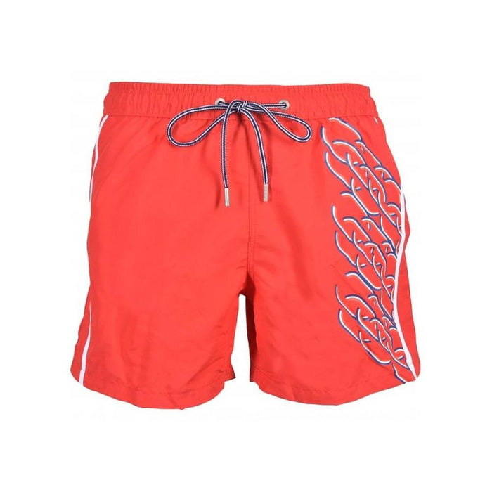 HOM-Play The Game Winner Swim Shorts, Red-UNDERU