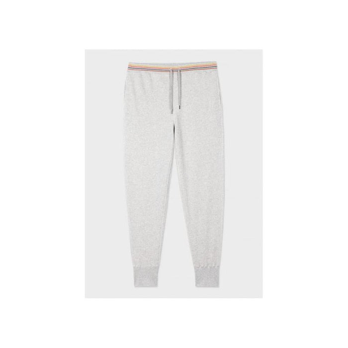 Paul Smith-Cosy Artist Stripe Jogging Bottoms, Grey-UNDERU
