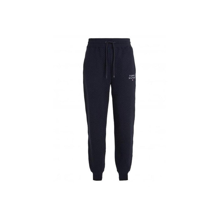 Tommy Hilfiger-Premium Quilted Tracksuit Jogging Bottoms, Navy-UNDERU
