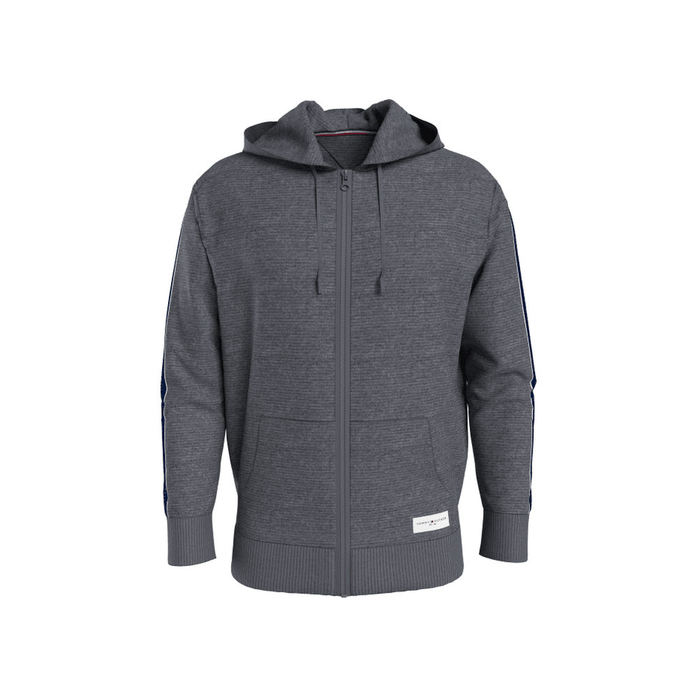 Hoodie Mens Tommy Hoodie Grey Tommy Hilfiger Men's Soft Ribbed