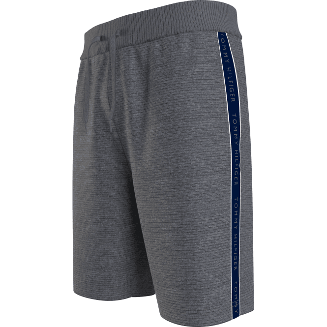 Tommy Hilfiger Men s Soft Ribbed Tracksuit Shorts Dark Grey Heather