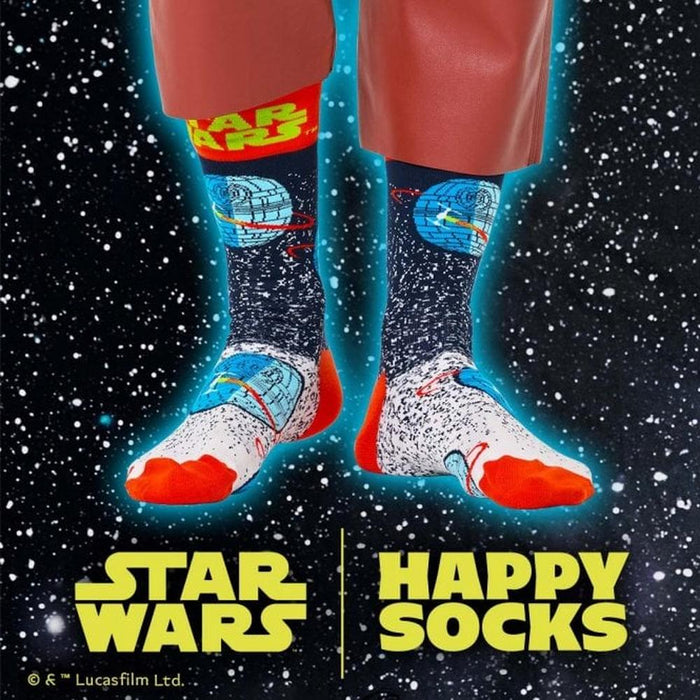 Happy Socks-Star Wars™ Death Star Socks, Navy/multi-UNDERU