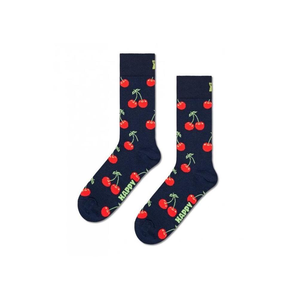 Happy Socks-Cherry Socks, Blue/Red-UNDERU