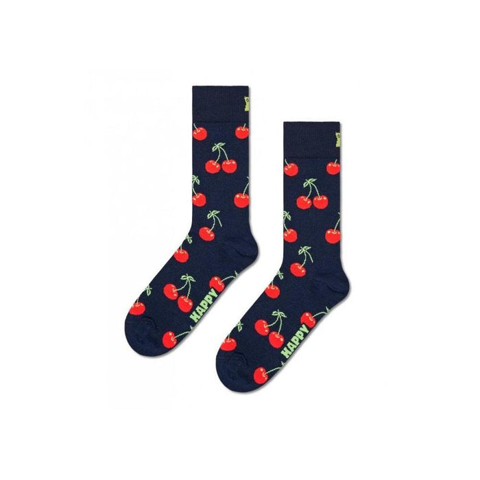 Happy Socks-Cherry Socks, Blue/Red-UNDERU