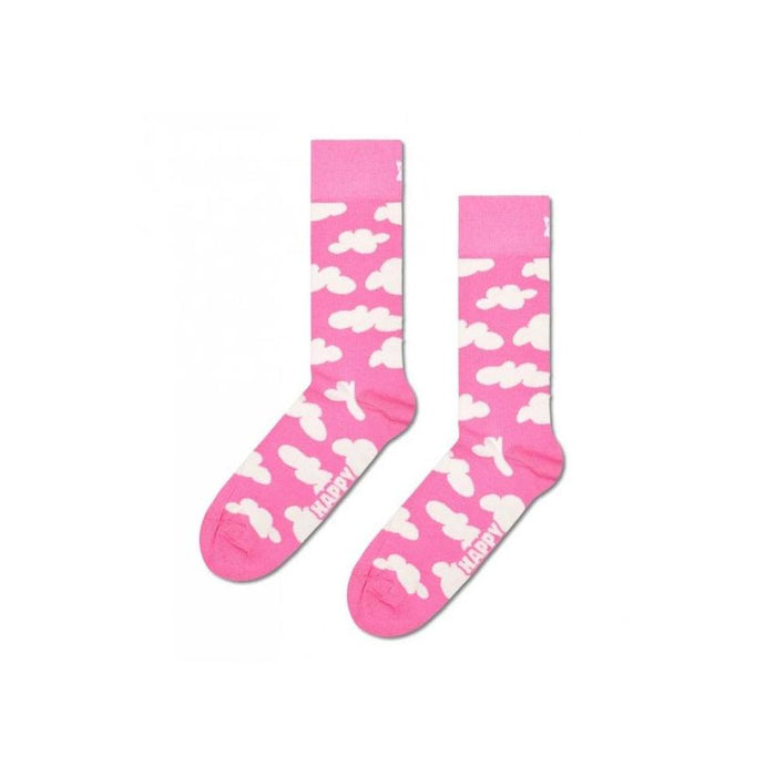 Happy Socks-Cloudy Socks, Pink-UNDERU