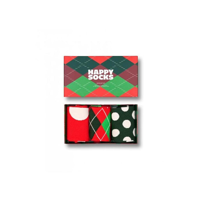 Happy Socks-3-Pack Holiday Classics Socks Gift Box, Multi-UNDERU
