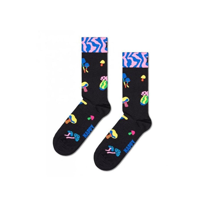 Happy Socks-Mushroom Socks, Black/multi-UNDERU