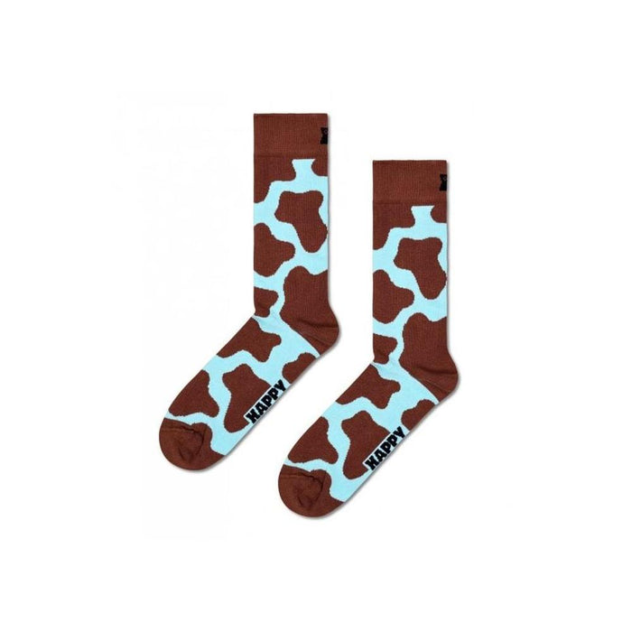 Happy Socks-Cow Socks, Brown/blue-UNDERU
