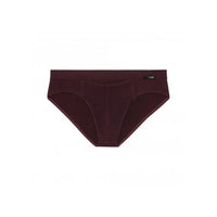 HOM-HO1 Tencel Soft Mini Brief, Burgundy-UNDERU