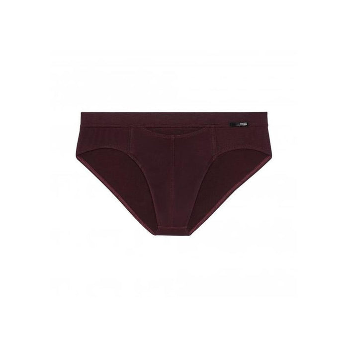 HOM-HO1 Tencel Soft Mini Brief, Burgundy-UNDERU