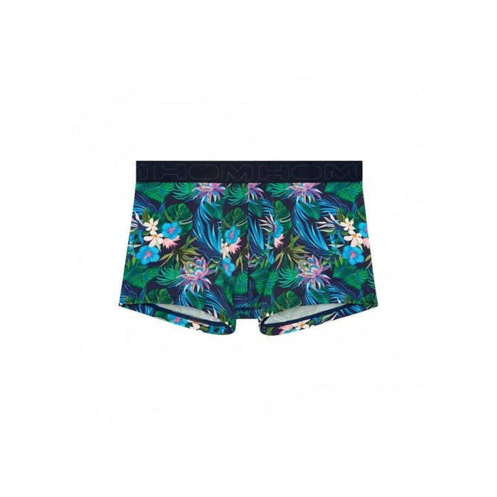 HOM-Yoni Leaf Print Boxer Trunk, Navy/multi-UNDERU