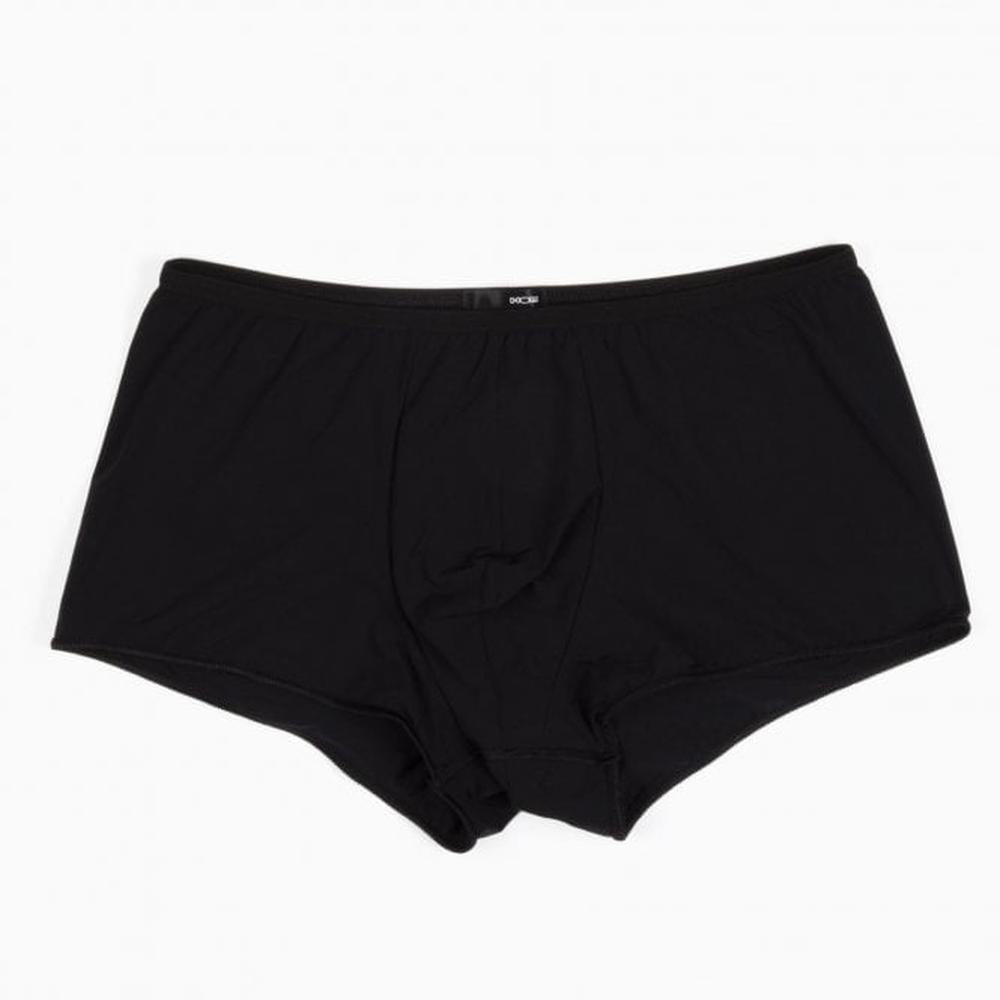 Plume Boxer Trunk, Black-HOM-UNDERU