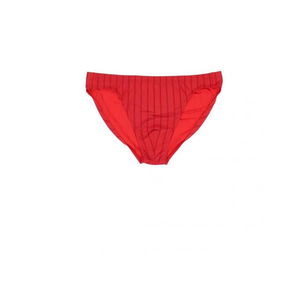 Chic Ribbed Comfort Micro Briefs, Red-HOM-UNDERU