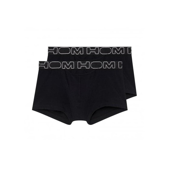 Boxerlines 2-Pack HO1 Boxer Trunks, Black-HOM-UNDERU