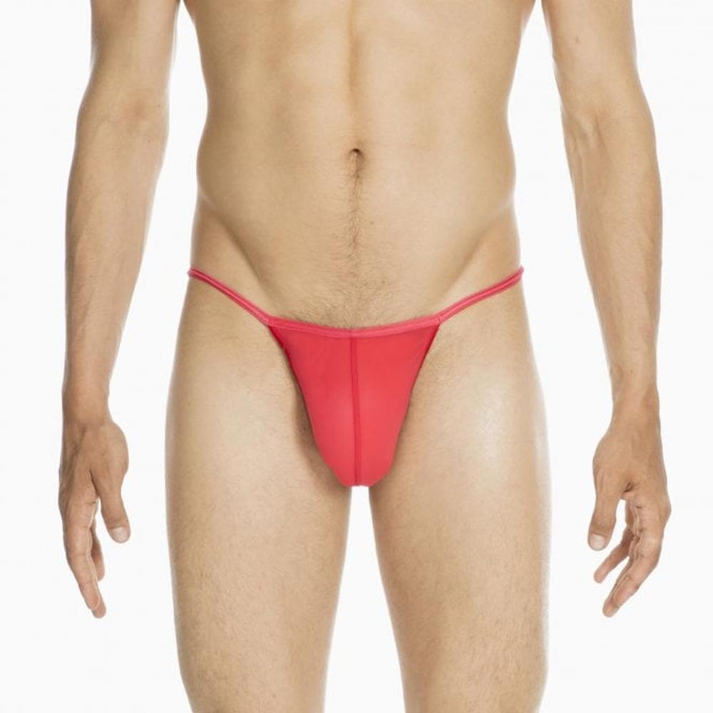Plume Ultra-light G-String, Red-HOM-UNDERU