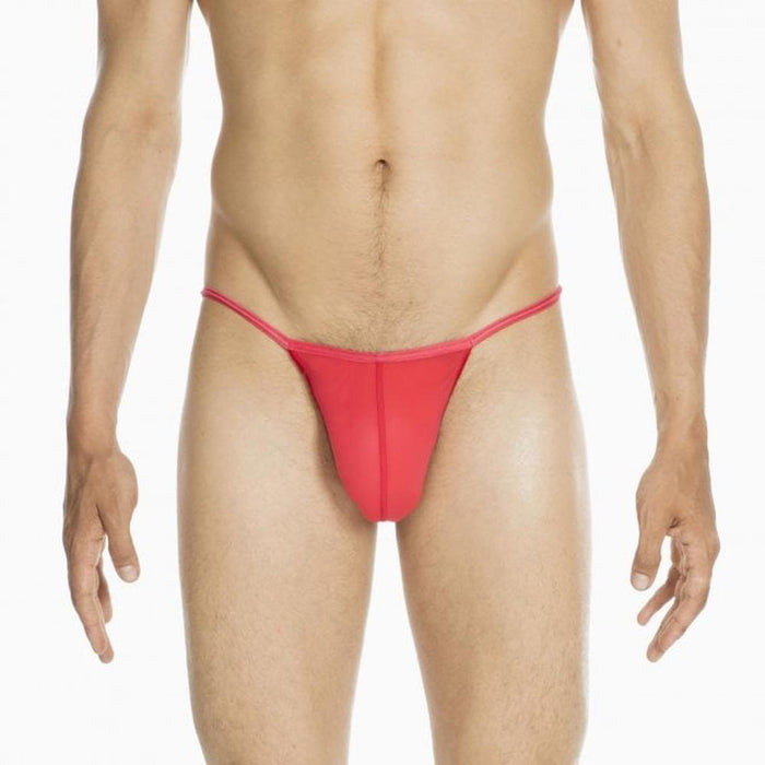 Plume Ultra-light G-String, Red-HOM-UNDERU