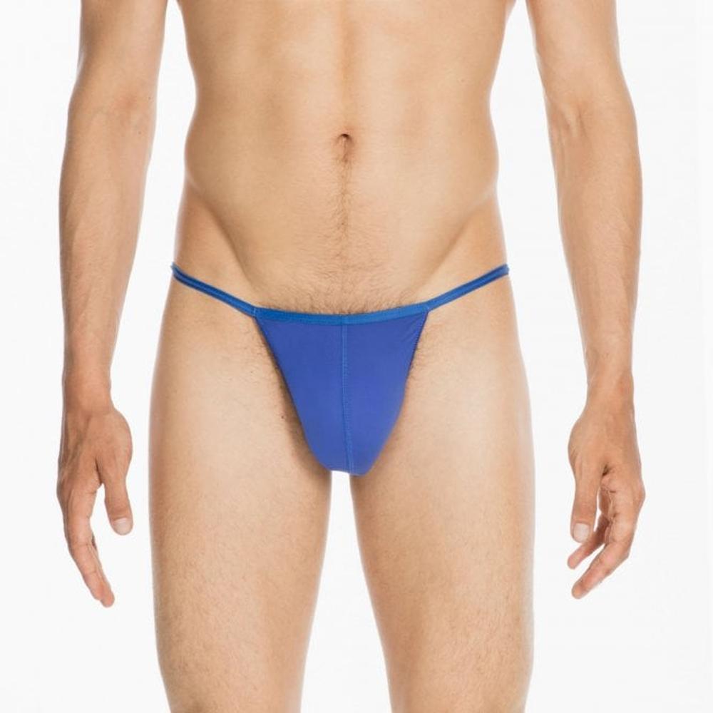 Plume G-String, Blue-HOM-UNDERU