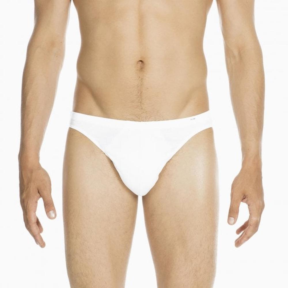 Premium Cotton Comfort Micro Brief, White-HOM-UNDERU