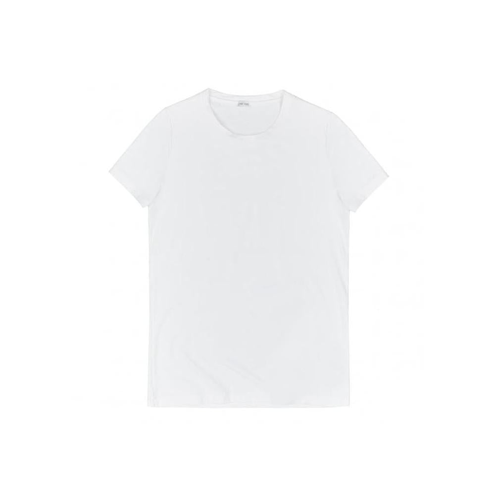 Supreme Cotton Crew-Neck T-Shirt, White-HOM-UNDERU