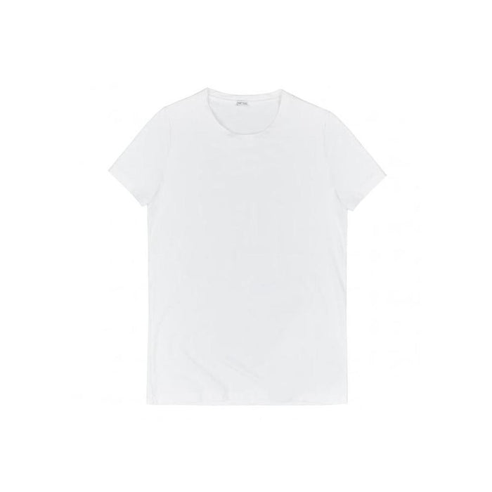 Supreme Cotton Crew-Neck T-Shirt, White-HOM-UNDERU