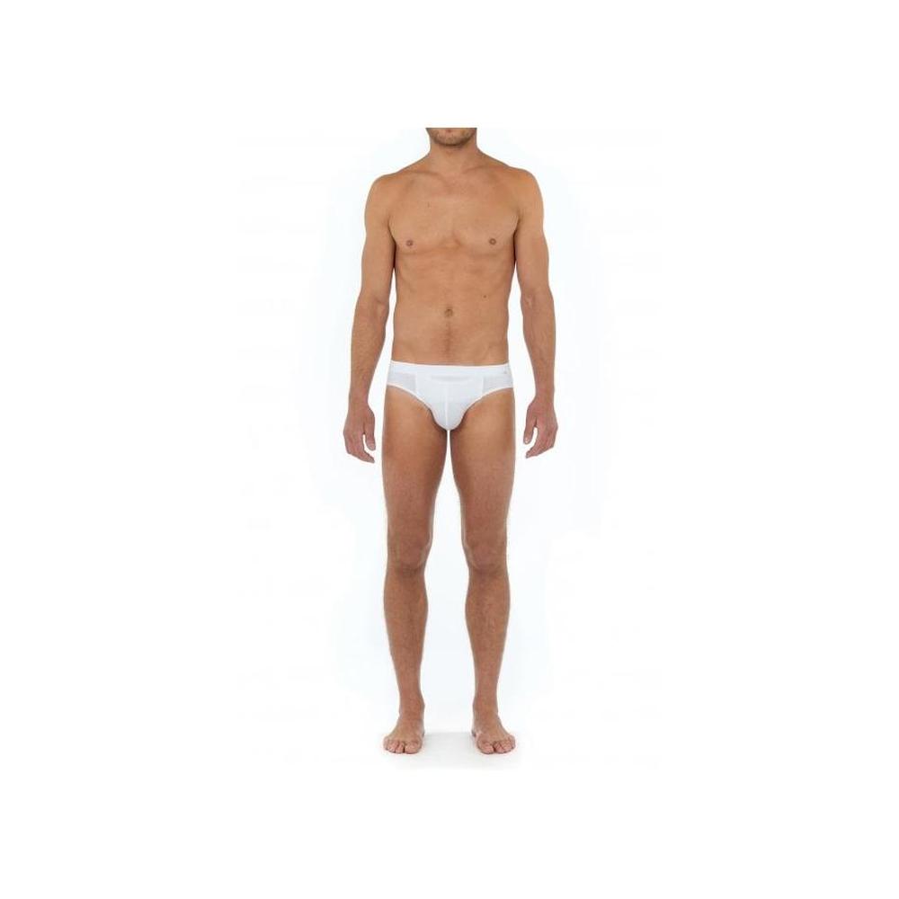 HO1 Tencel Soft Mini Brief, White-HOM-UNDERU