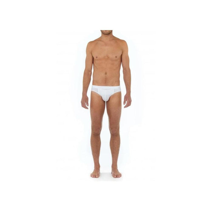 HO1 Tencel Soft Mini Brief, White-HOM-UNDERU
